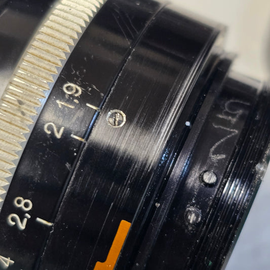 Switar 75mm Lens Special Iris Screw