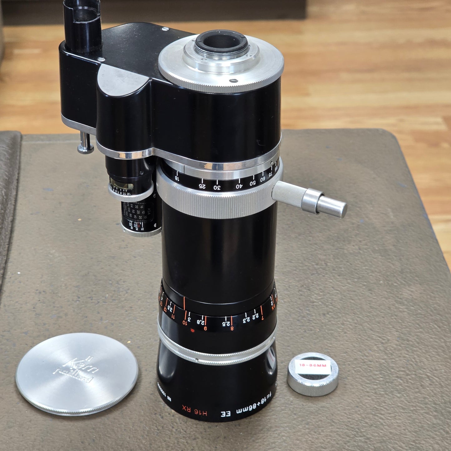 Kern Vario-Switar 18-86mm EE f/2.5 H16 RX C-Mount Zoom Lens S# 1055996