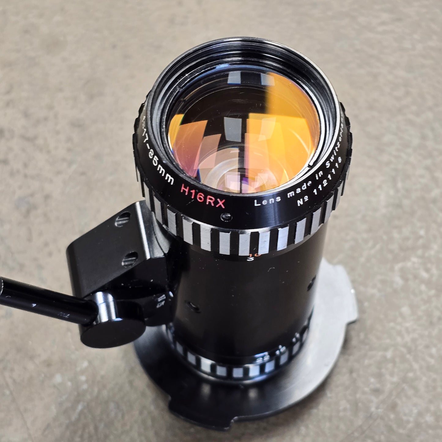 Kern Vario Switar Compact 17-85mm f3.5 H16RX Zoom lens In Bolex Bayonet Mount S# 1121118