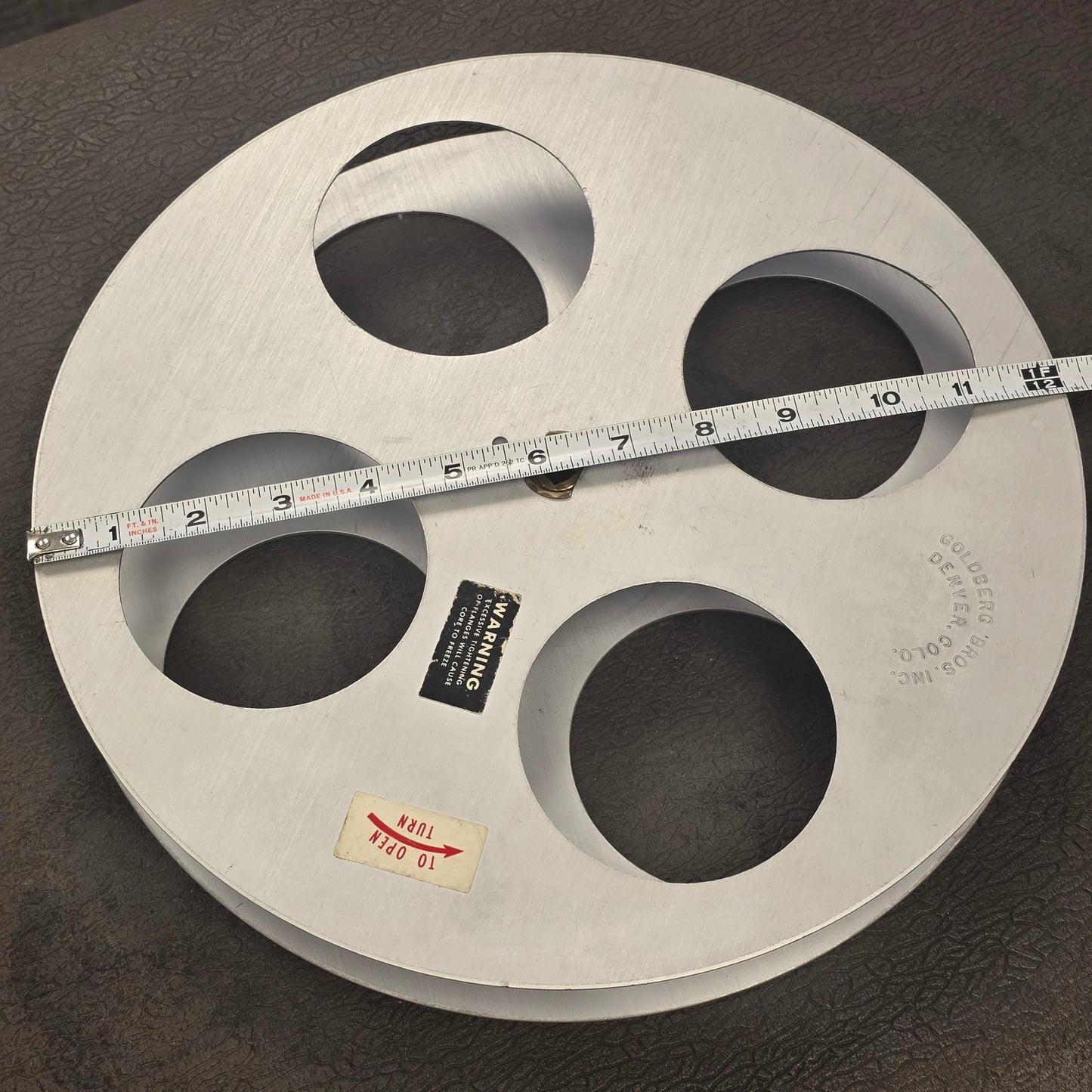 Goldberg  12" 35mm Split Reel 1200'