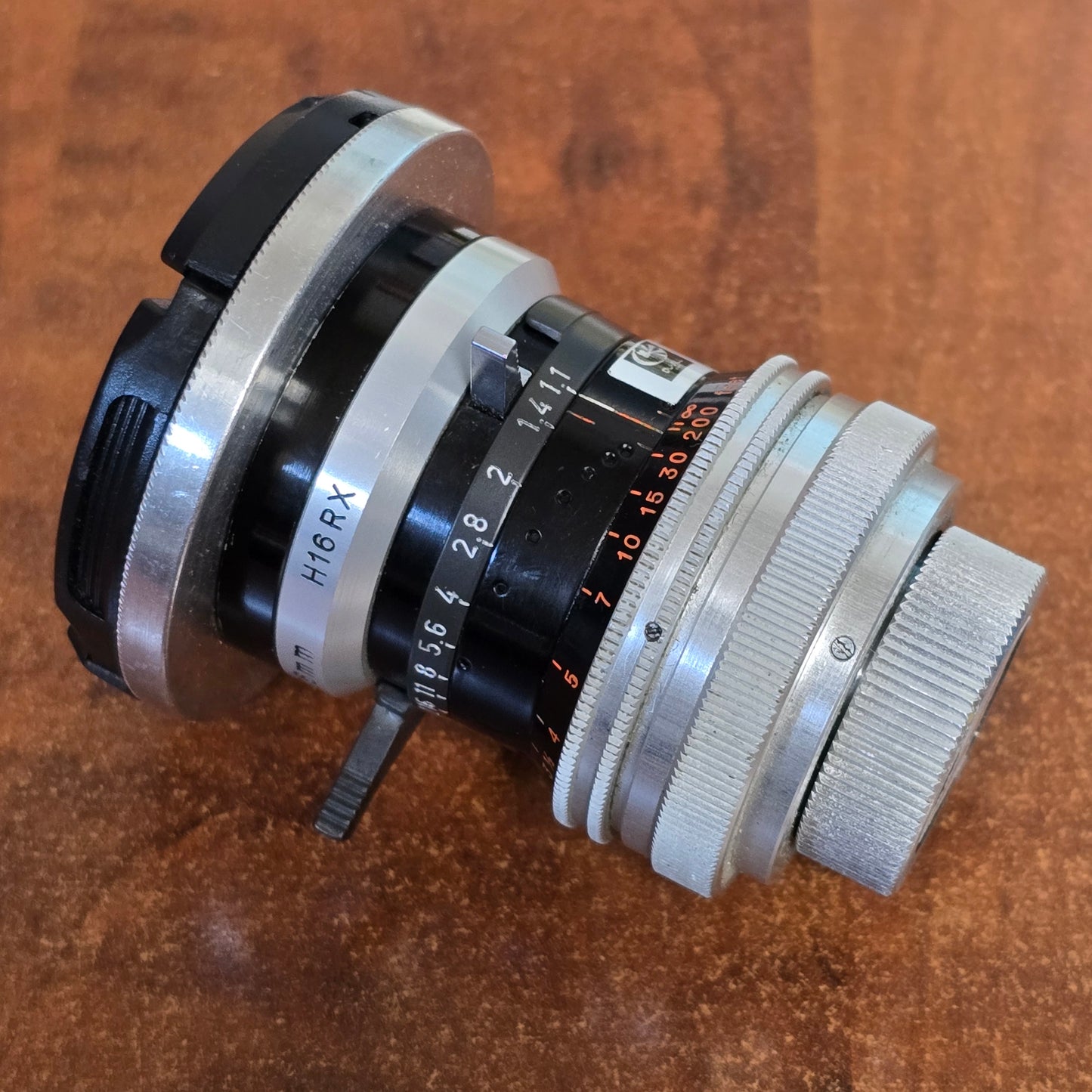Switar 26mm Macro Preset f/1.1 H16 RX C-Mount Lens S# 1086811