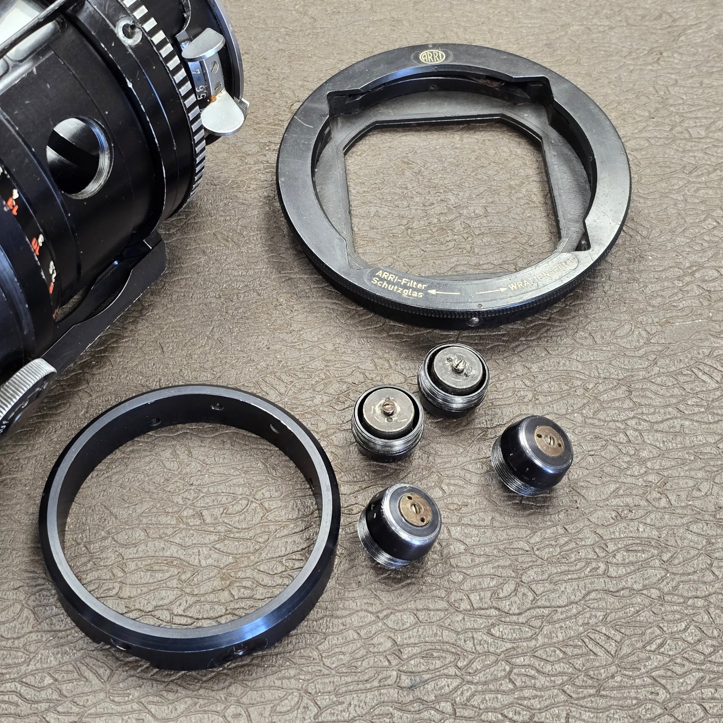 Arriflex 16BL Blimp Housing for Zeiss 10-100mm Lens with Lens Collar