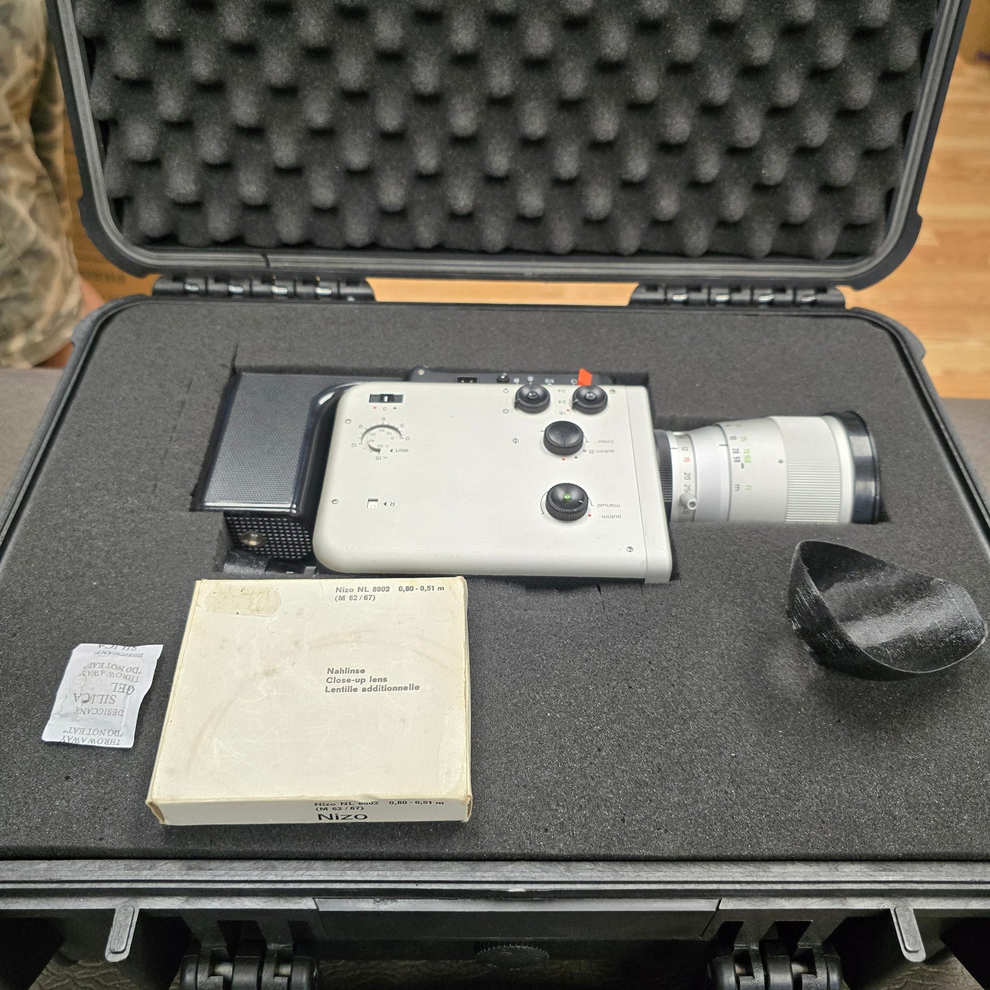 Nizo 801 Super 8mm Camera Package S# 1102763