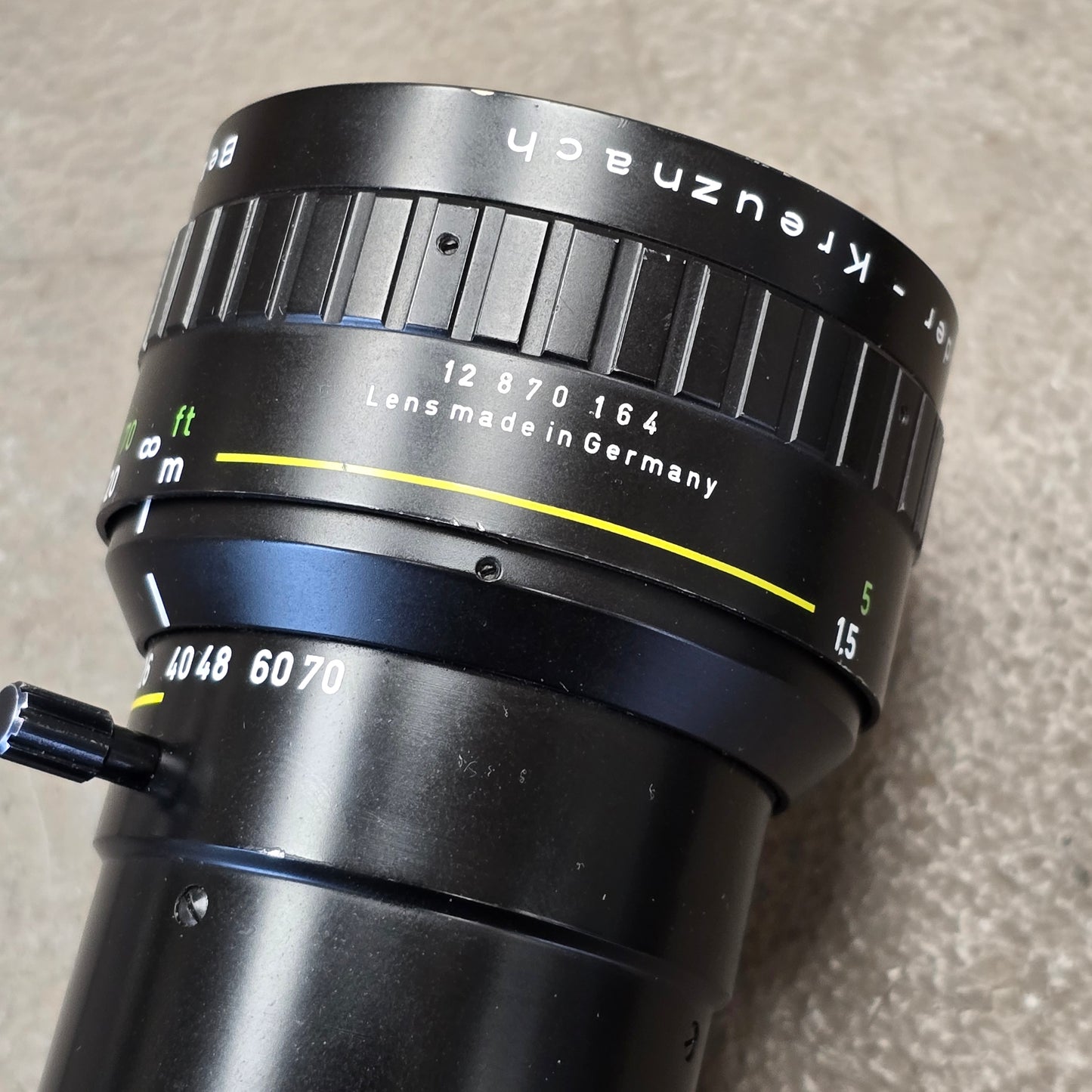 Beaulieu-Optivaron Schneider-Kreuznach 6-70mm f1.4 Macro C-Mount zoom lens for Super 8mm Cameras S# 12870164