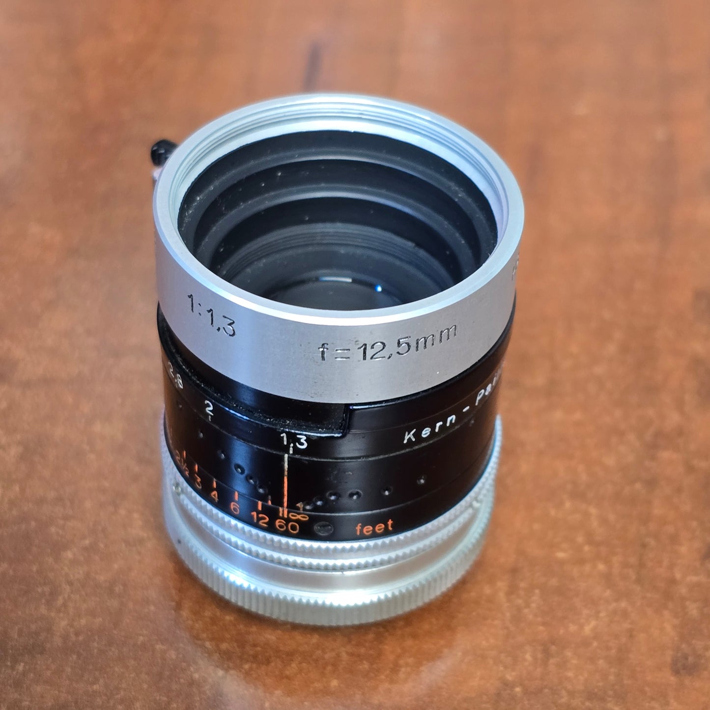 Macro Switar 12.5mm f1.3 H8 RX C-Mount Preset Lens S# 870127