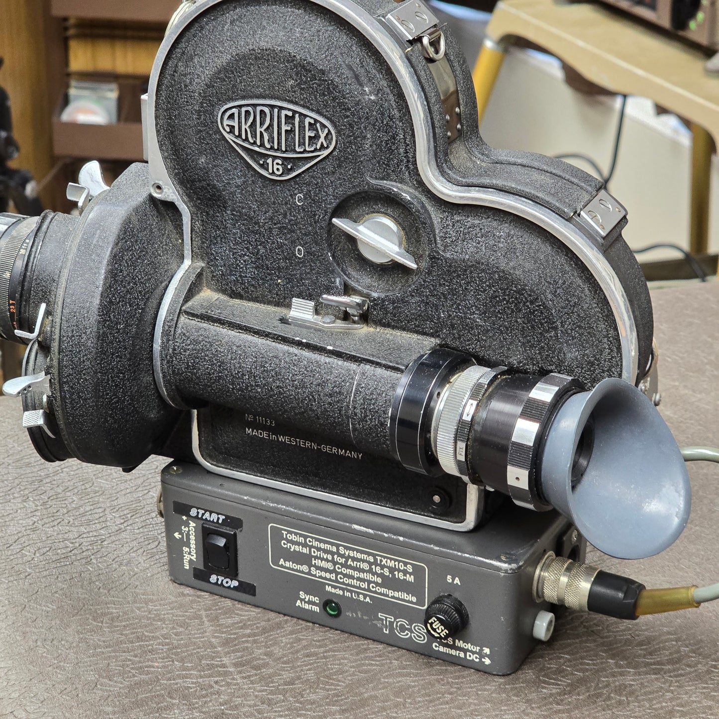 TCS TXM10-S Crystal Motor for Arri S, Arri M (used) S# 2939