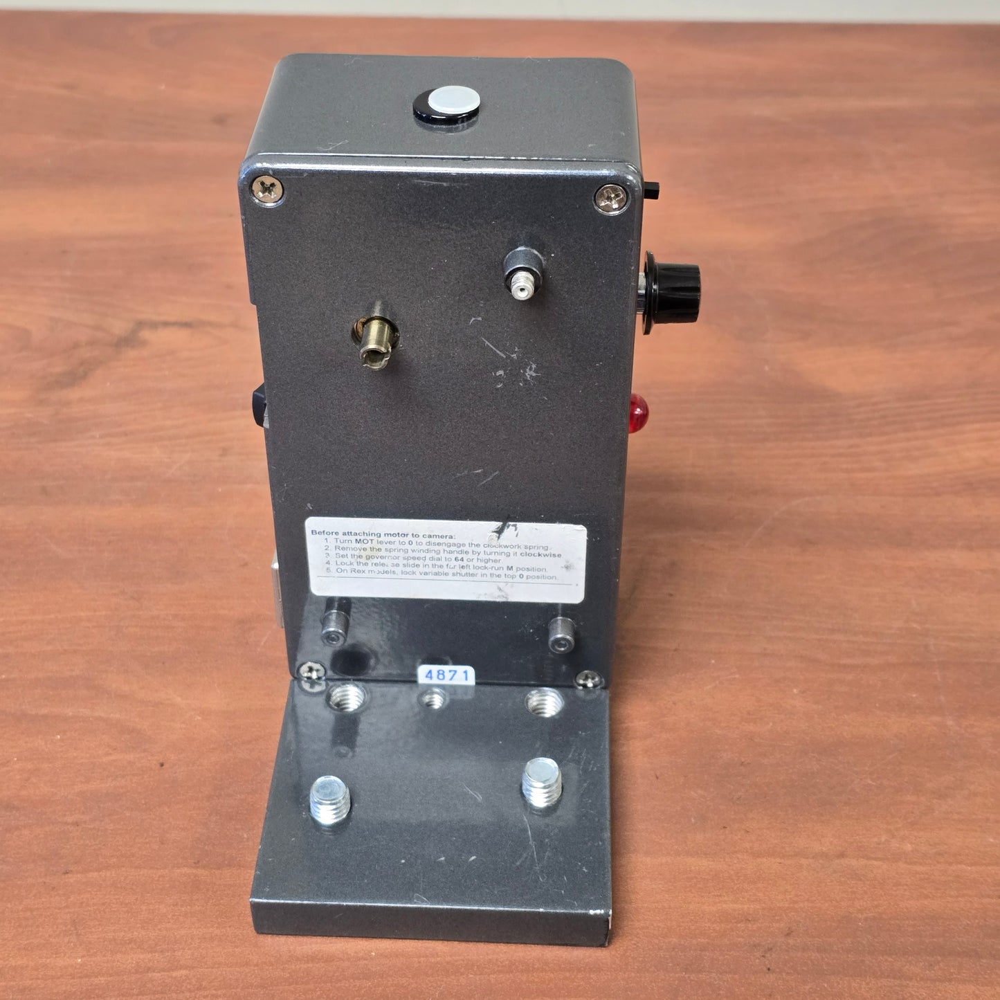 TCS TXM-26C Crystal Motor for Bolex H16 Film Cameras S# 4871
