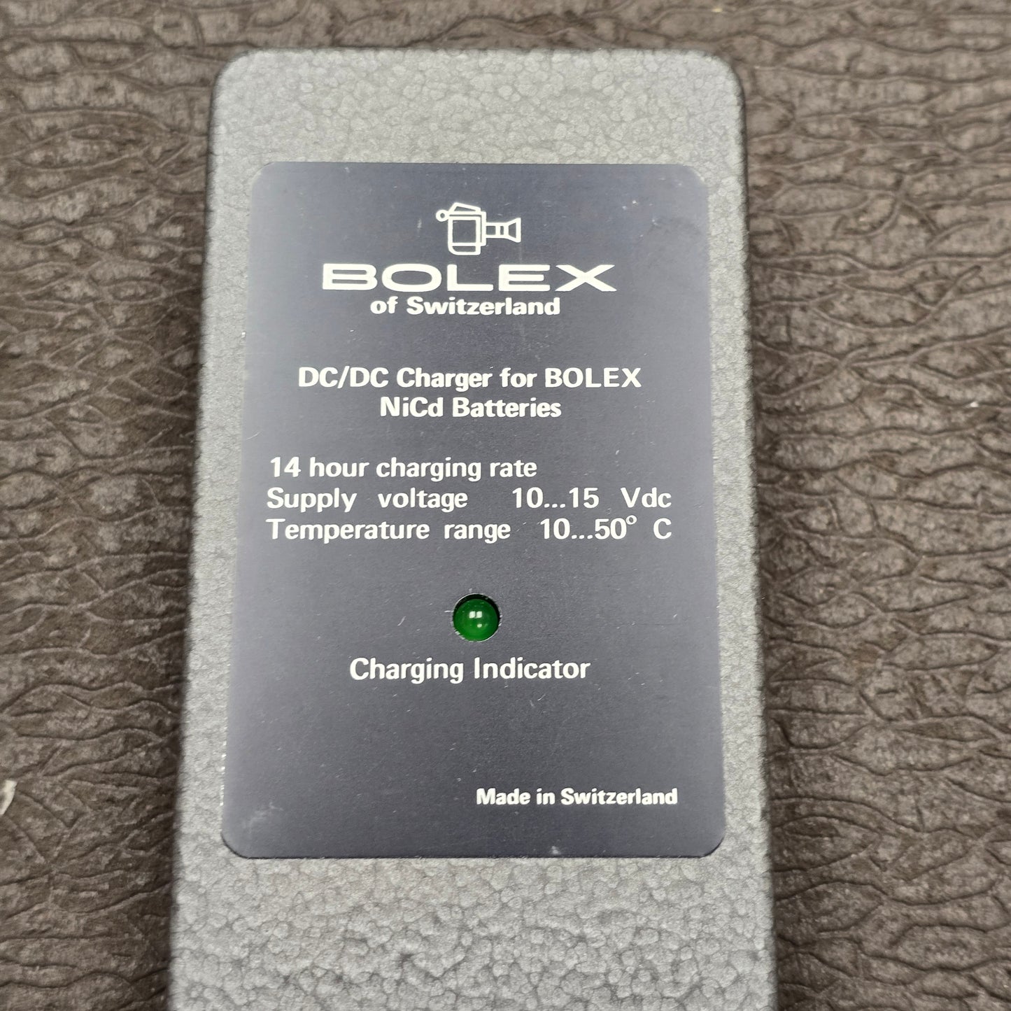 Bolex EBM DC/DC Charger for Bolex H16 EBM Powergrip NiCad Batteries