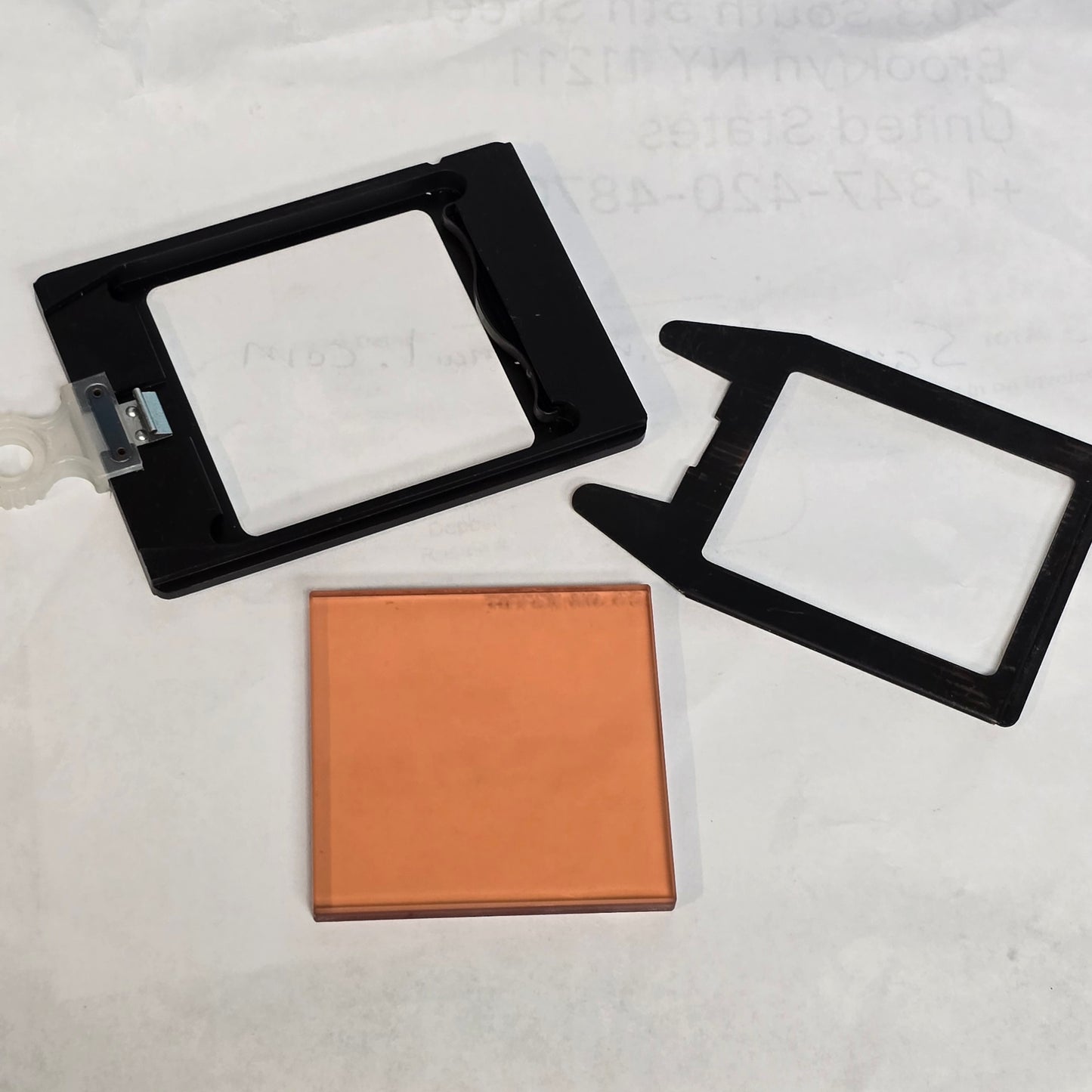Arriflex 2"x2" Filter Tray Holder with 2"x2" 85 Glass Filter