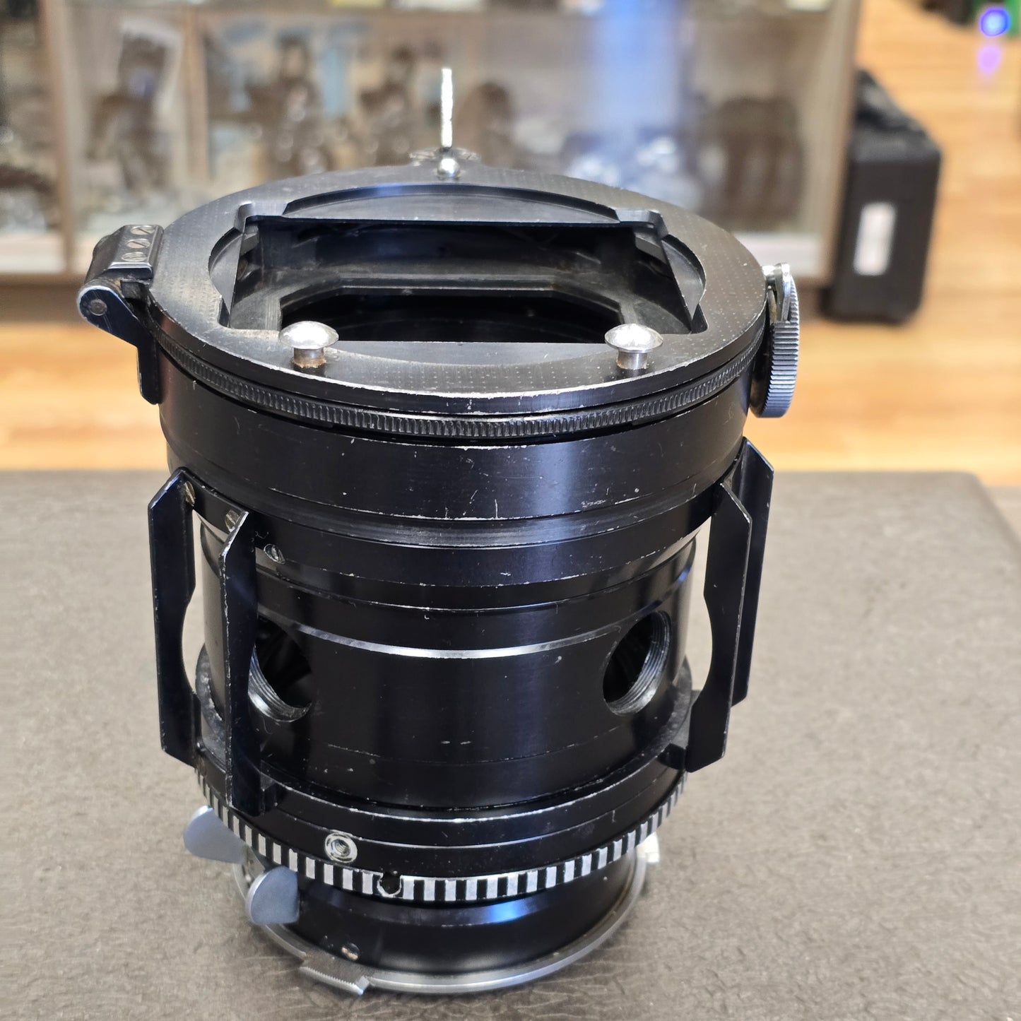 Arriflex 16BL Blimp Housing for Zeiss 10-100mm Lens with Lens Collar