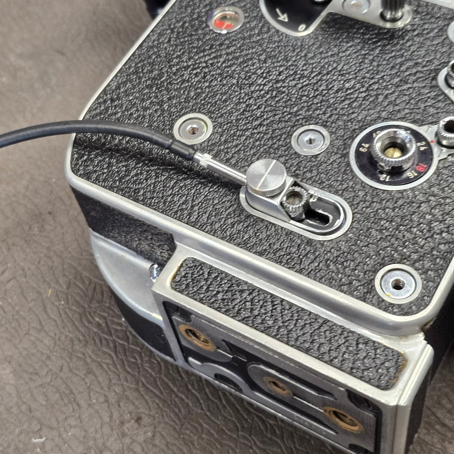 Bolex H16 SB 16mm Camera with 10x Viewfinder S# 300713 & Vario Switar 16-100mm POE Zoom Lens S# 1116622 Package
