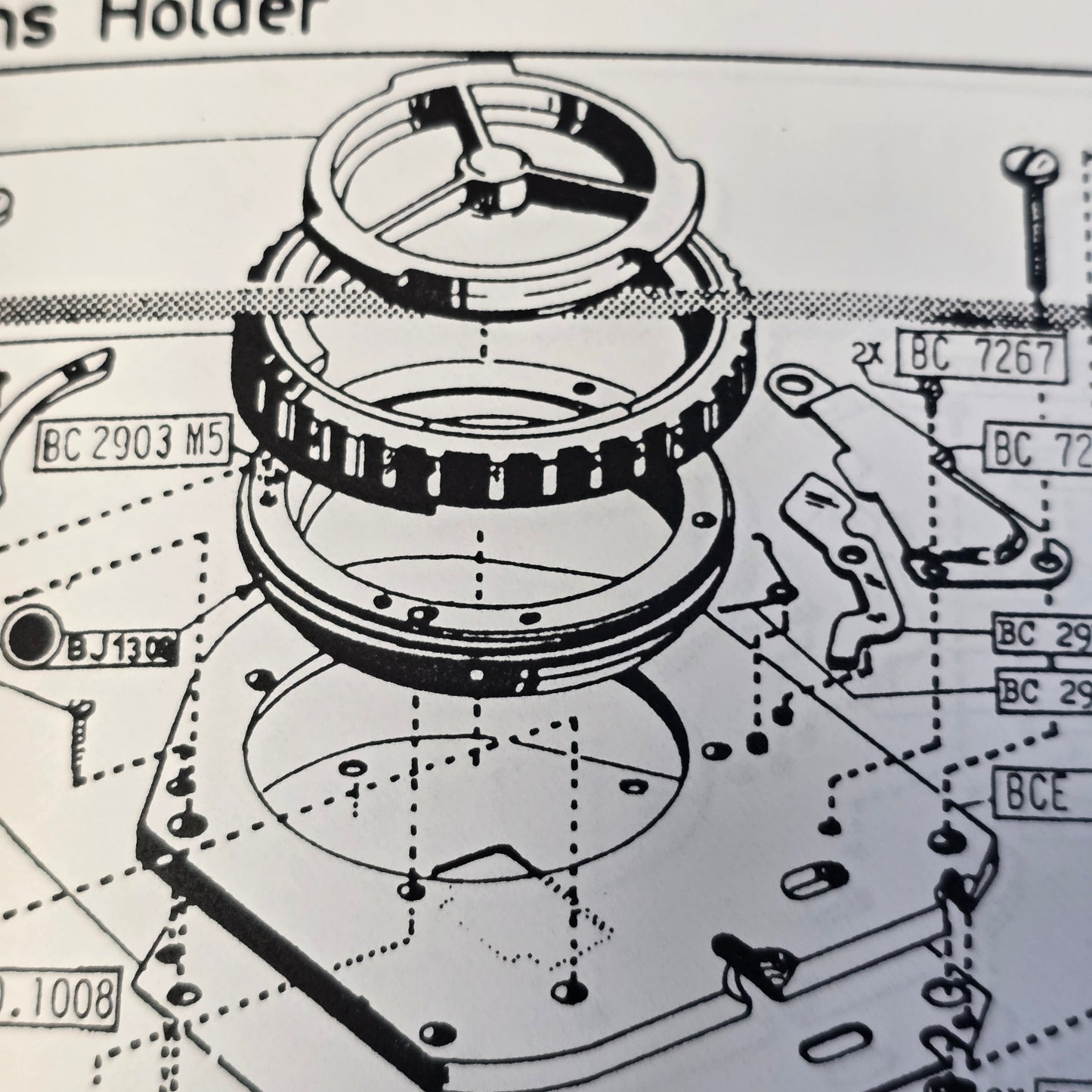 Bolex Bayonet Mount Top Ring BC 2904 A