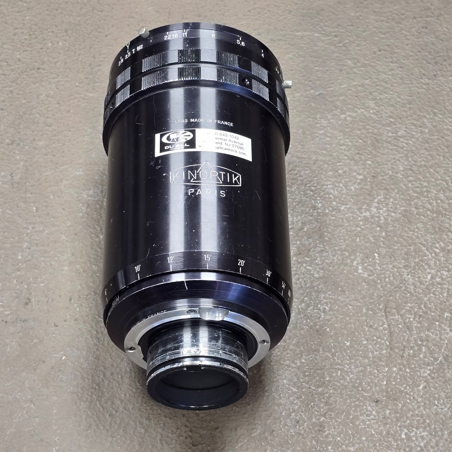Apochromat Kinoptik Paris 100mm f2 / T2.5 Macro Lens Arri Standard Mount S# 66136