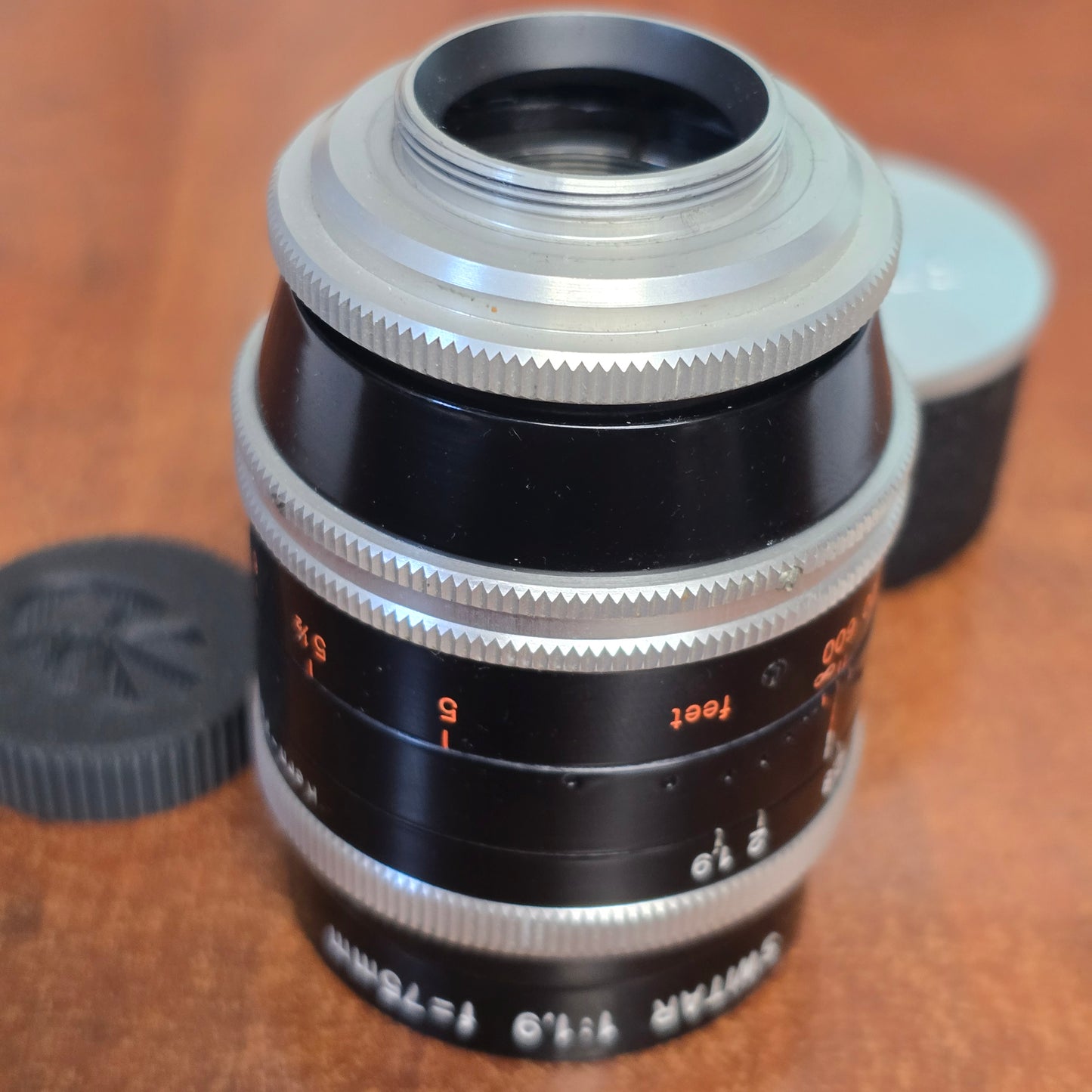 Switar 75mm f1.9 C-Mount Lens S# 1062057