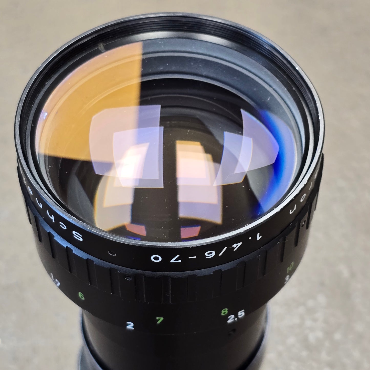 Beaulieu-Optivaron Schneider-Kreuznach 6-70mm f1.4 Macro C-Mount zoom lens for Super 8mm Cameras S# 12870164