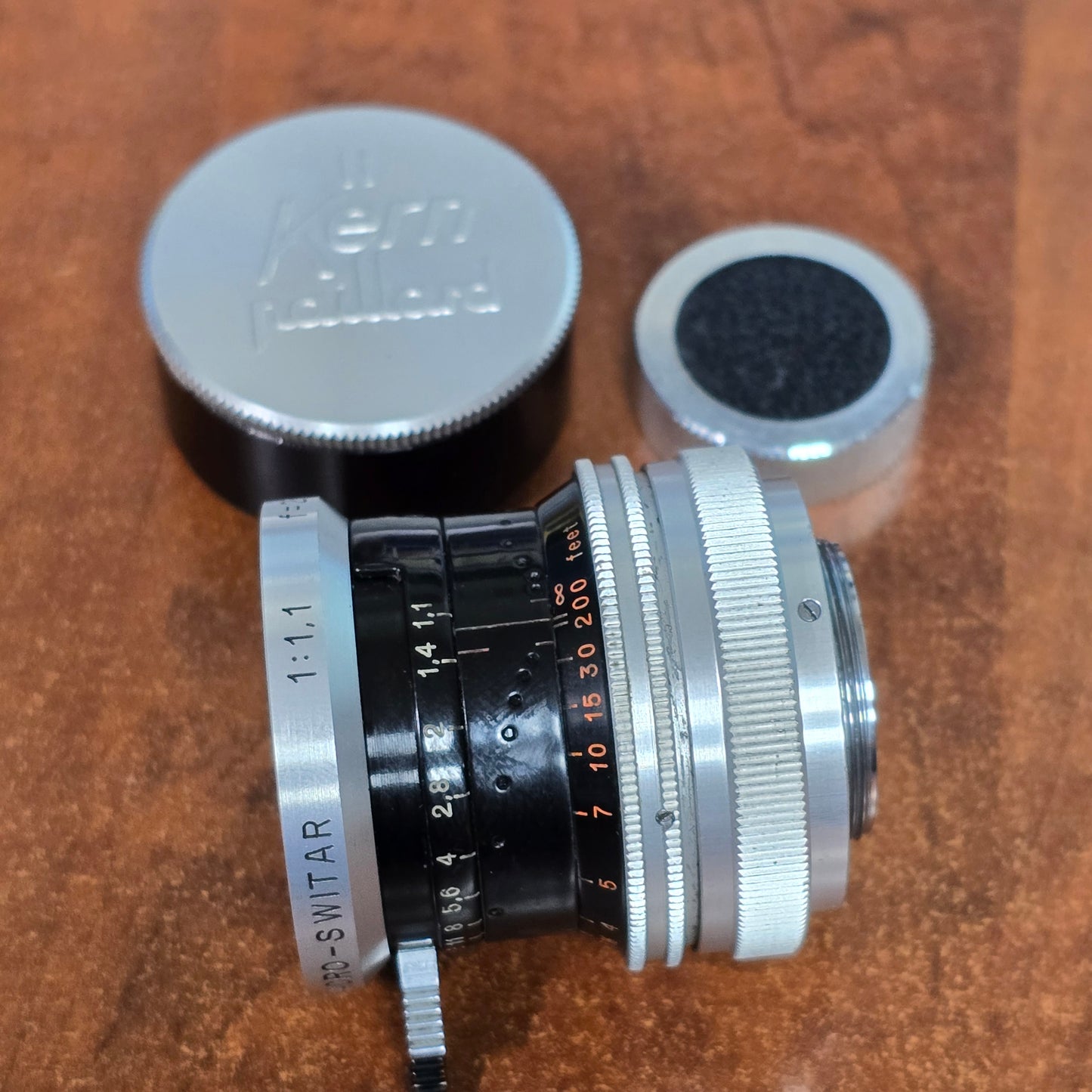 Switar 26mm Macro Preset f/1.1 H16 RX C-Mount Lens S# 1095401