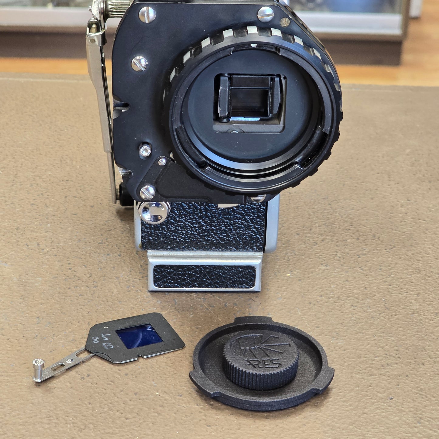 Bolex H16 SB 16mm Camera with 10x Viewfinder S# 300713 & Vario Switar 16-100mm POE Zoom Lens S# 1116622 Package