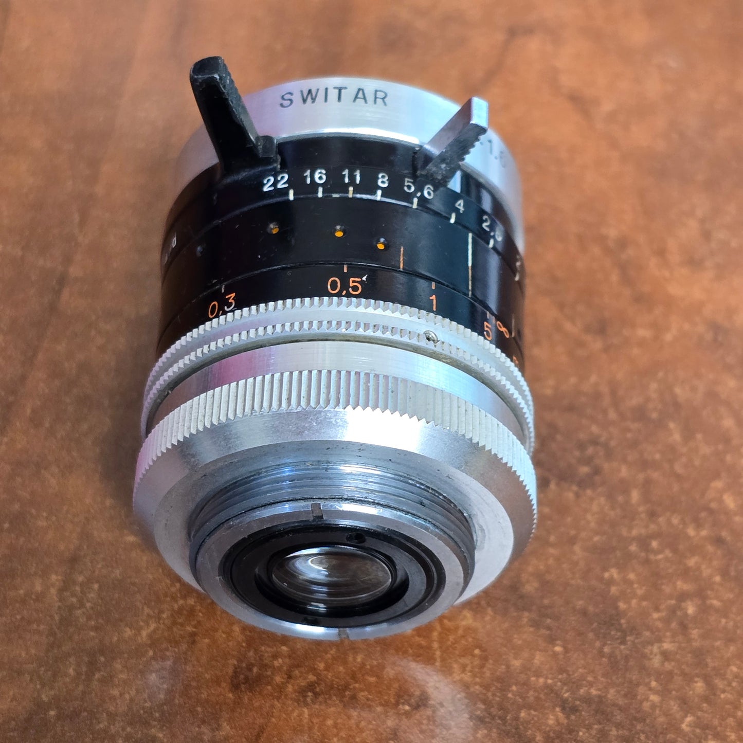 Switar 5.5mm f1.6 H8 RX C-Mount Lens S# 949016