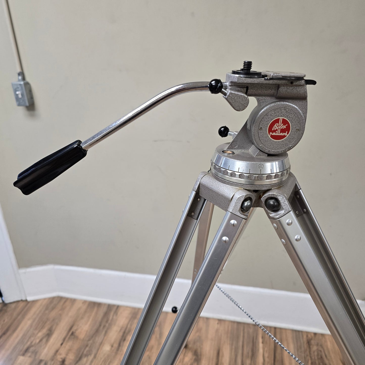 Bolex Paillard Tripod Model H with case