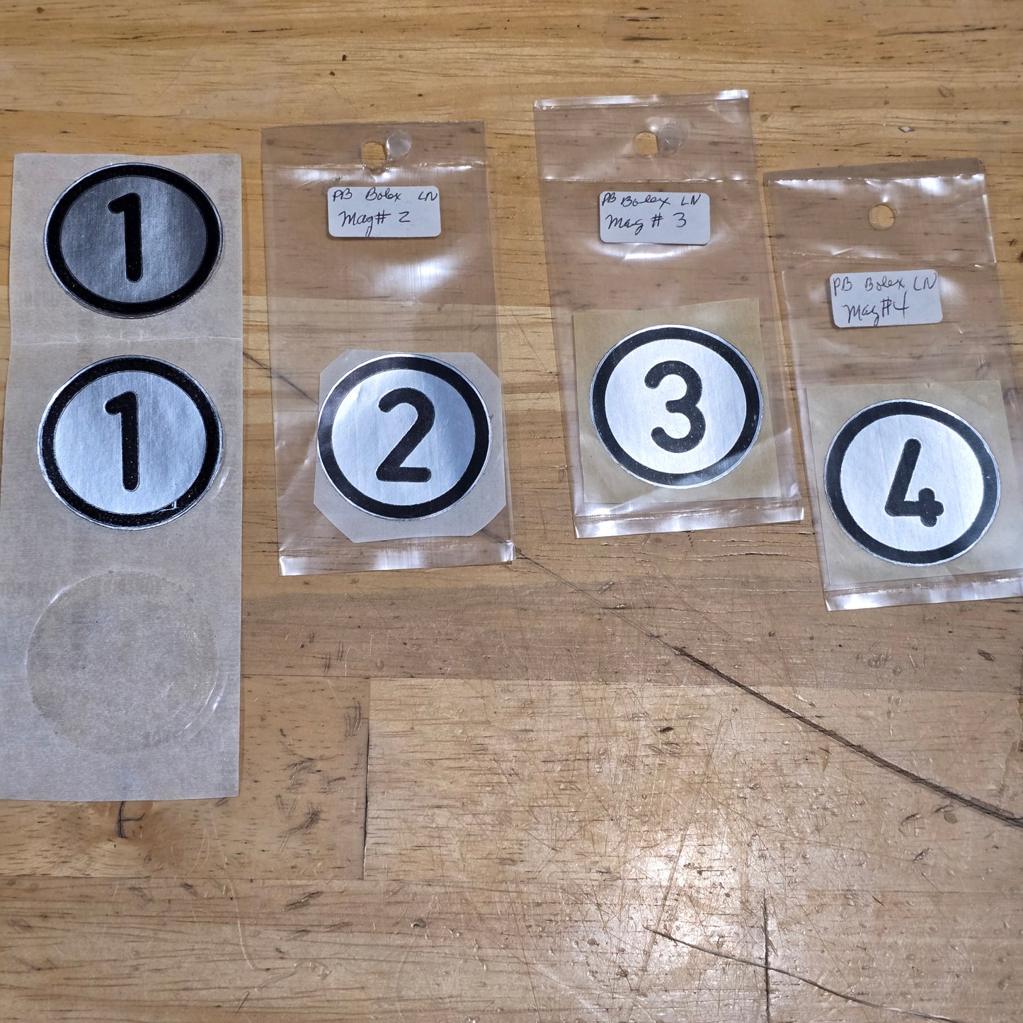 Bolex Magazine Number Sticker