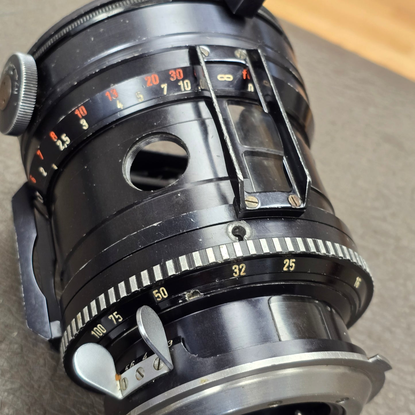 Arriflex 16BL Blimp Housing for Zeiss 10-100mm Lens with Lens Collar