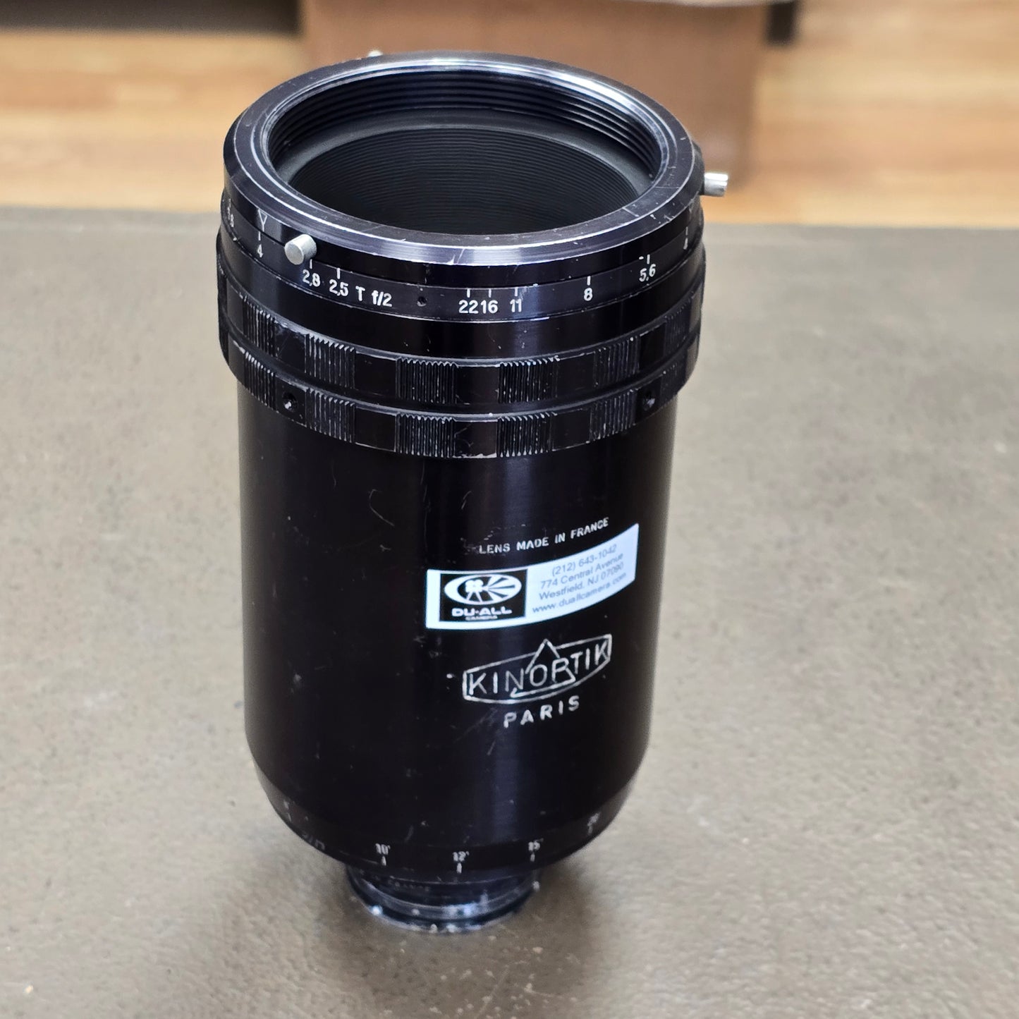 Apochromat Kinoptik Paris 100mm f2 / T2.5 Macro Lens Arri Standard Mount S# 66136