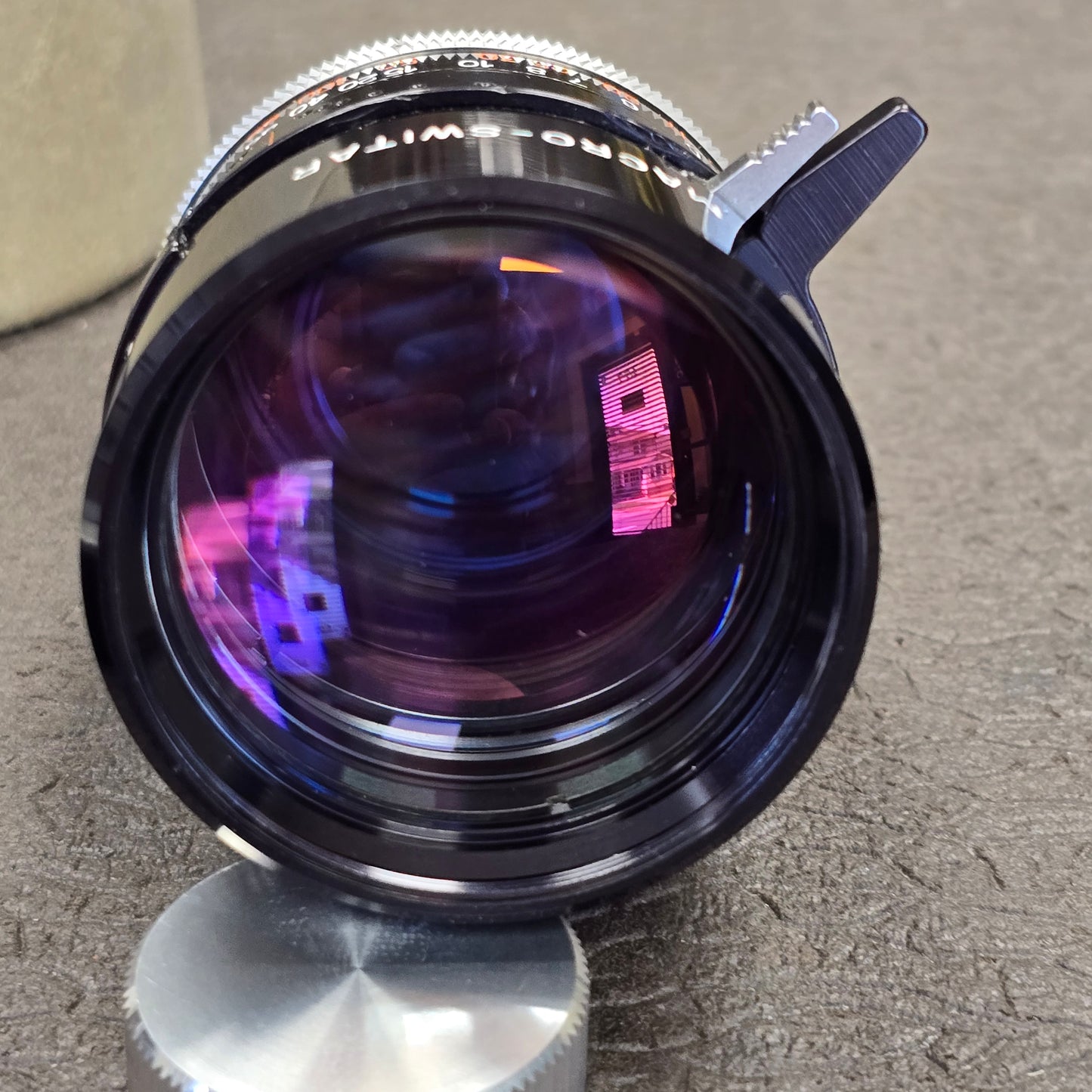 Switar 75mm Macro Preset f1.9 Multicoated C-Mount Telephoto Lens S# 1122331 (New)