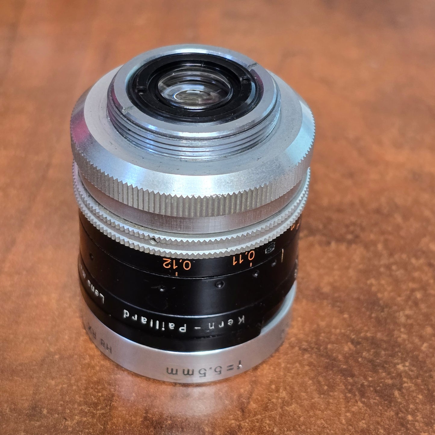 Switar 5.5mm f1.6 H8 RX C-Mount Lens S# 949016
