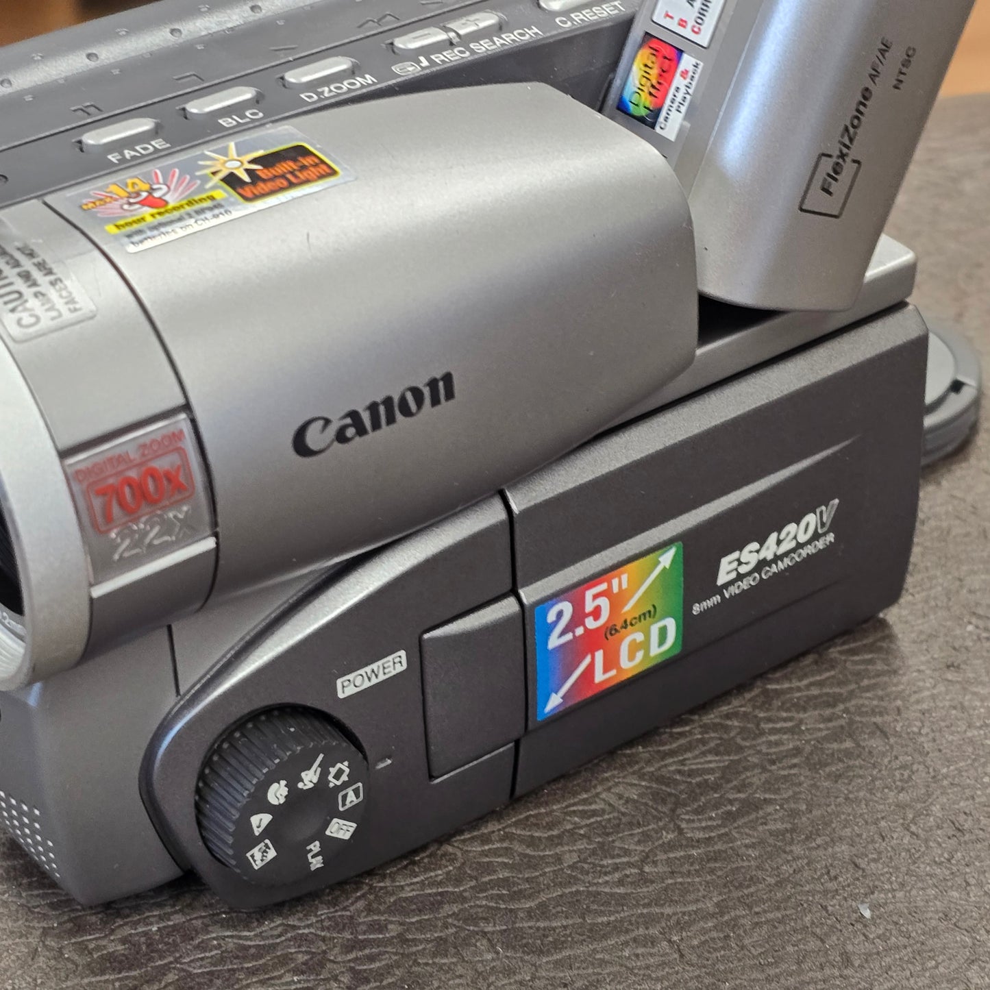 Canon ES420VA Hi8mm NTSC Video Camcorder S# 237302634