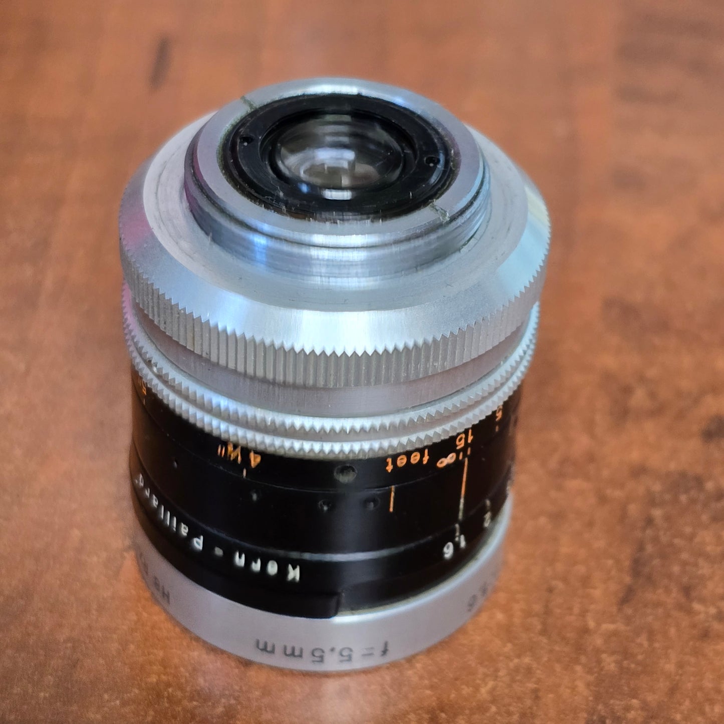 Switar 5.5mm f1.6 H8 RX C-Mount Lens S# 948251