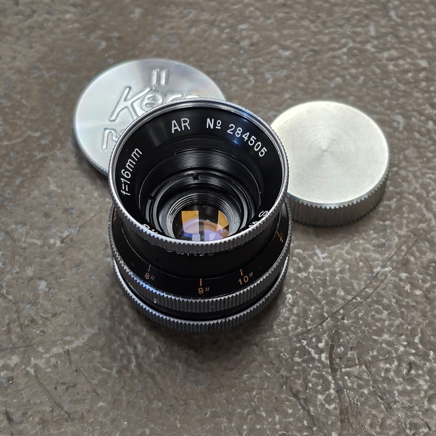 Switar 16mm f1.8 AR C-Mount Lens S# 284505