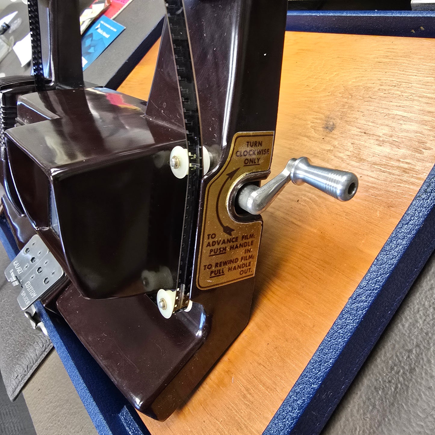 Kalart Editor Viewer Eight Model EV-8 With Carrying Case & Splices