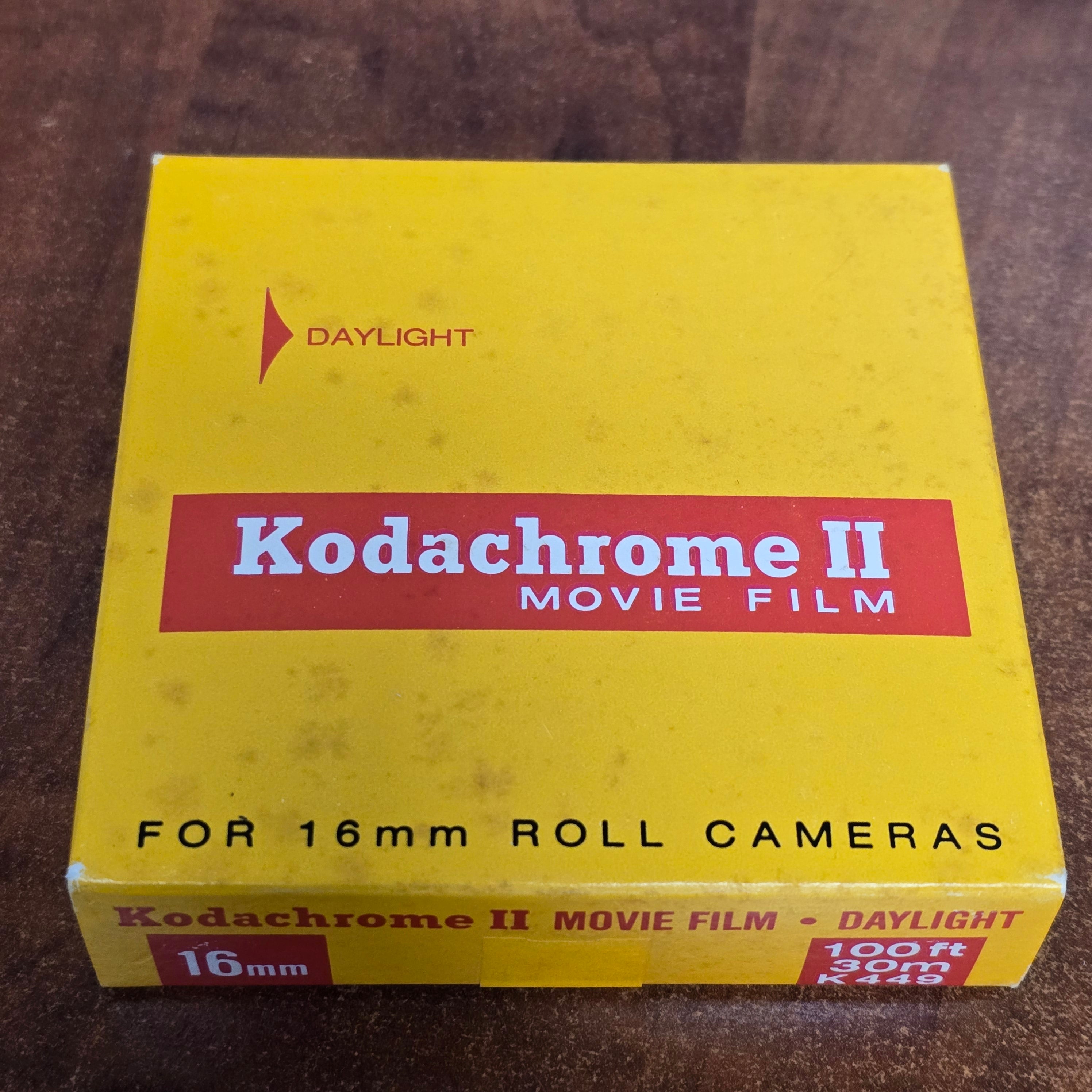 KODAK 16mm 100' Kodachrome II Color Film Expired Stock