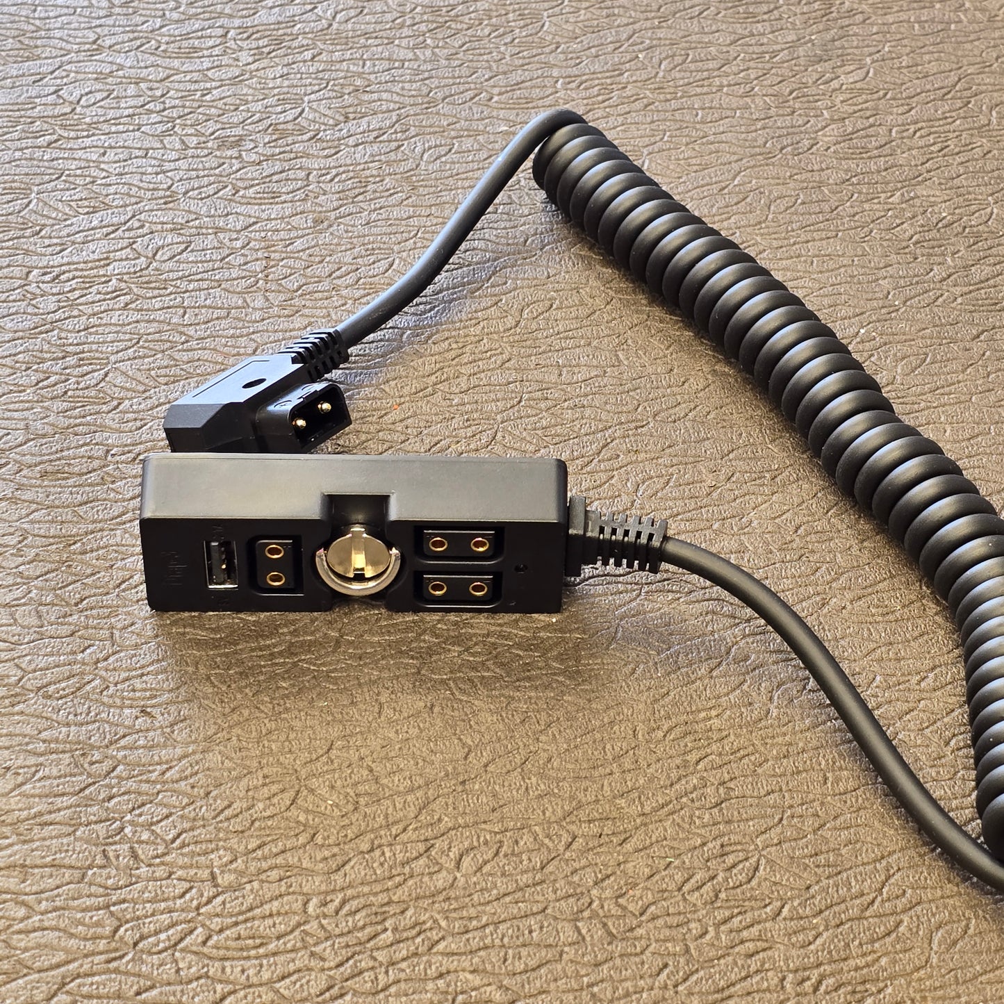 D-Tap 3 Port Splitter Power Cable Hub with USB & Indicator LED