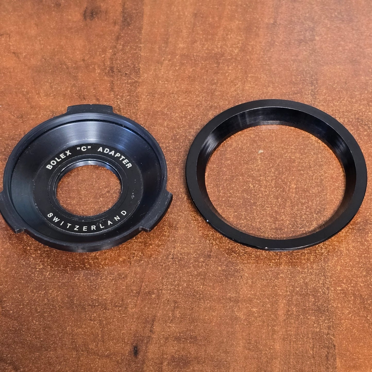 Bolex Bayonet - C-Mount adapter with Dust Protector