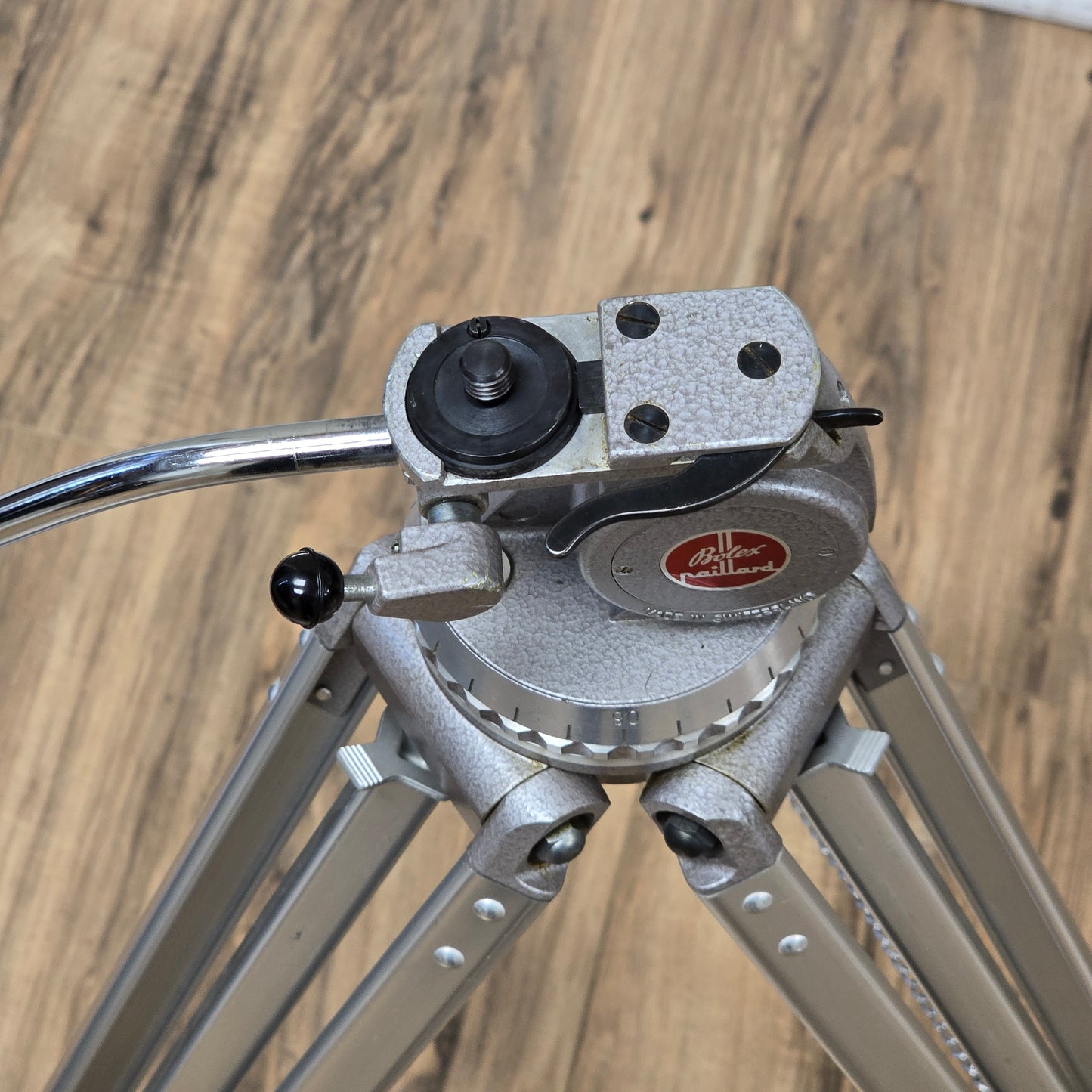 Bolex Paillard Tripod Model H with case