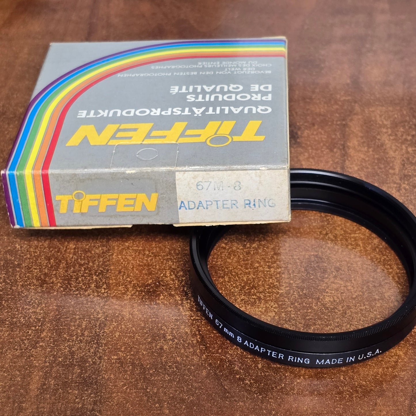 Tiffen 67M-8 Series 8 Adapter Ring with Retaining Ring