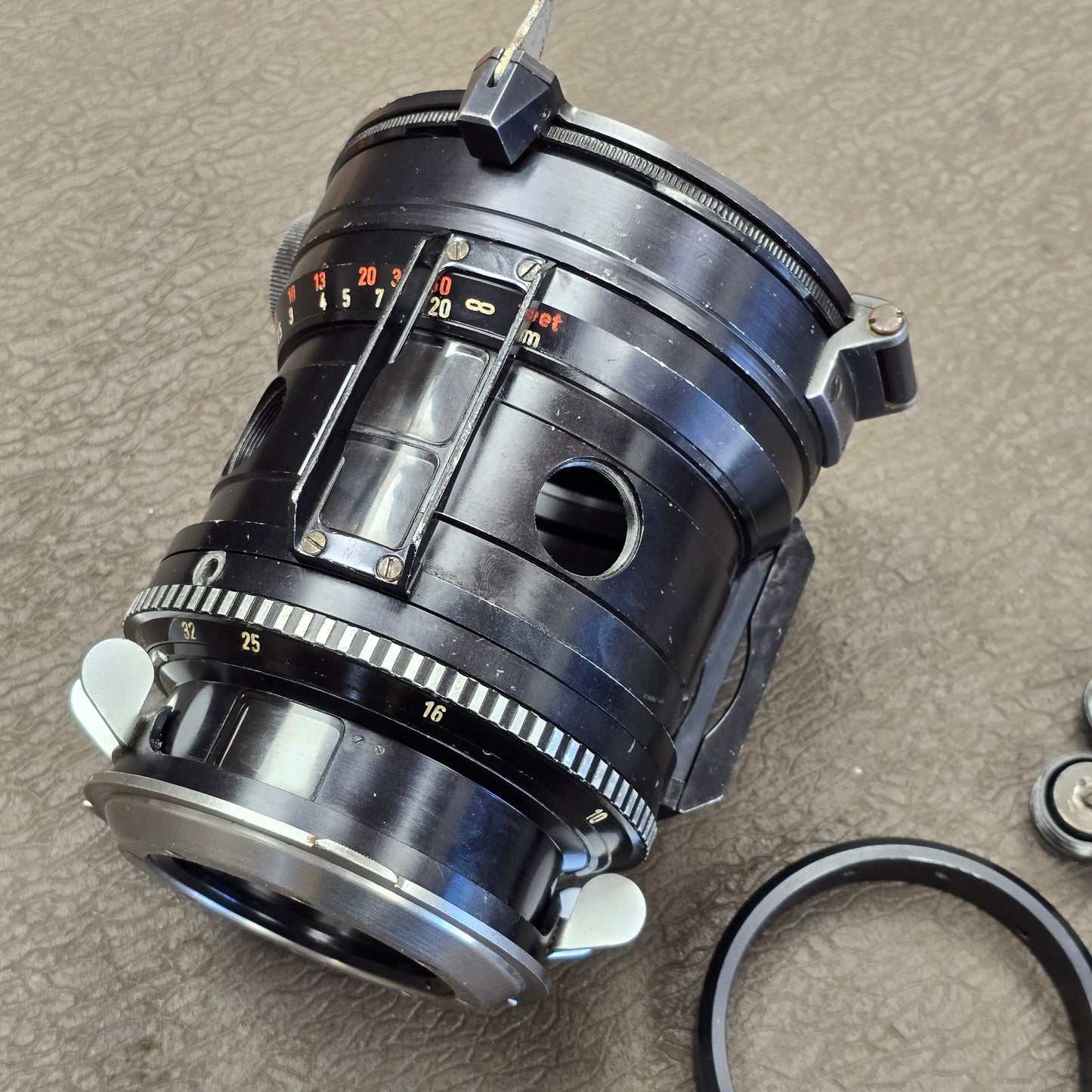 Arriflex 16BL Blimp Housing for Zeiss 10-100mm Lens with Lens Collar