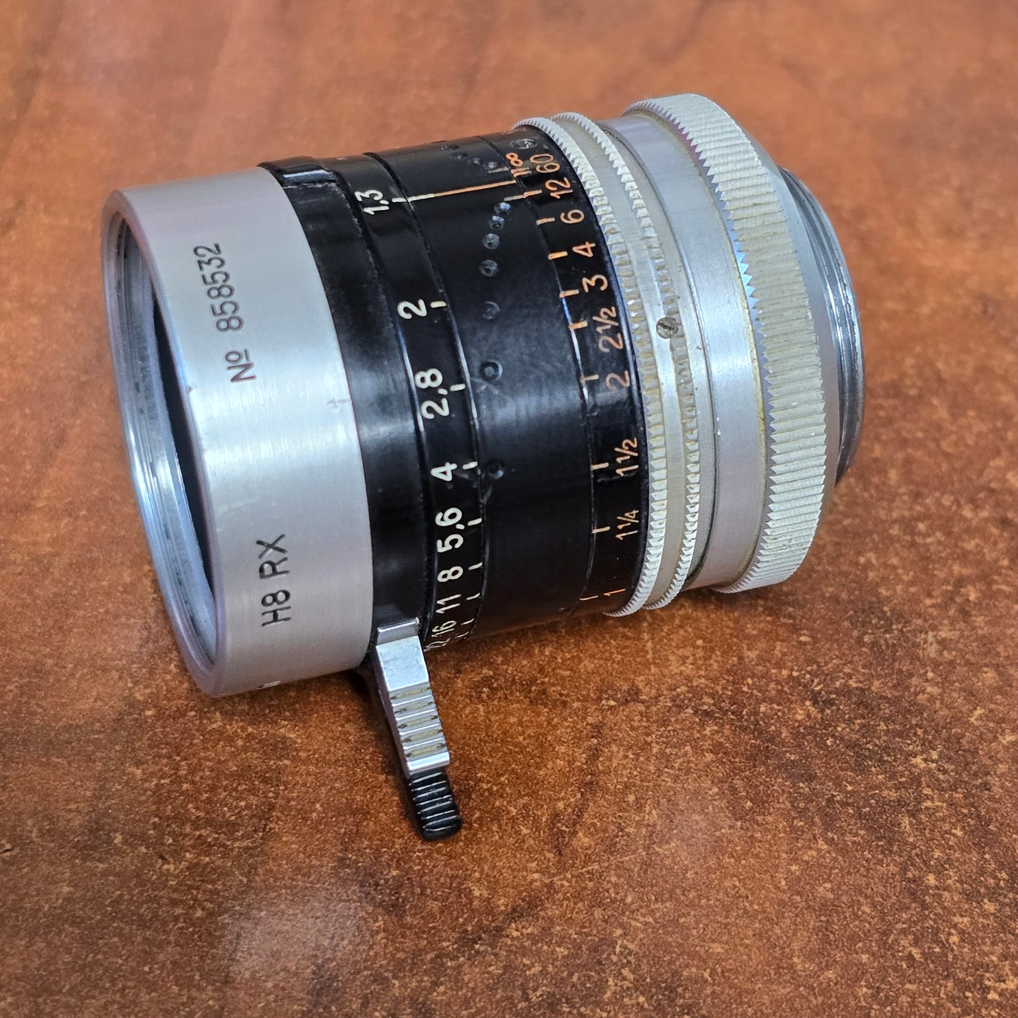 Macro Switar 12.5mm f1.3 H8 RX C-Mount Preset Lens S# 858532