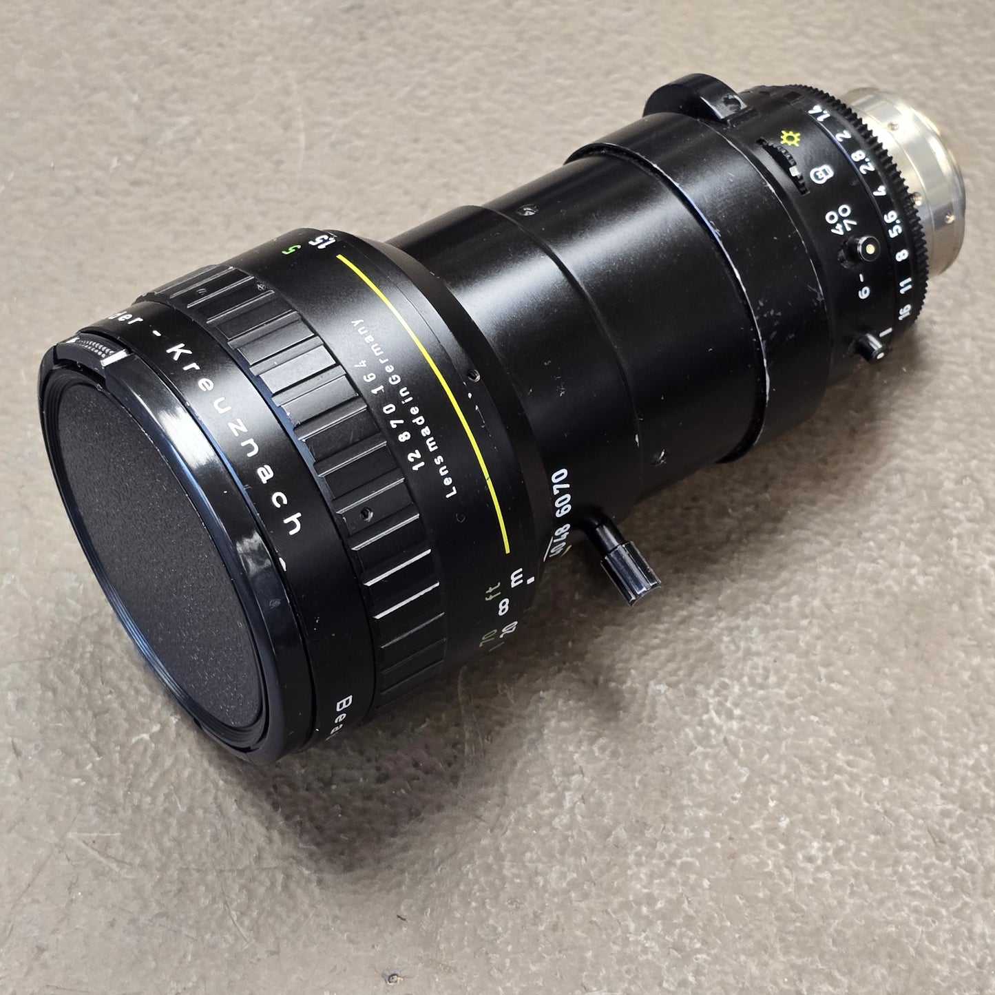 Beaulieu-Optivaron Schneider-Kreuznach 6-70mm f1.4 Macro C-Mount zoom lens for Super 8mm Cameras S# 12870164