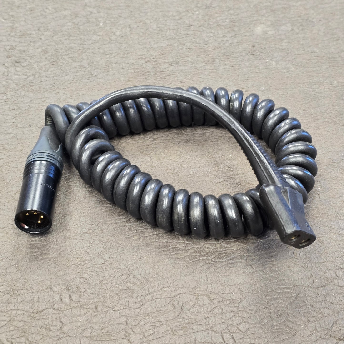 Arri S / Arri S/B Coiled Power Cable to 4-pin Male XLR (used)