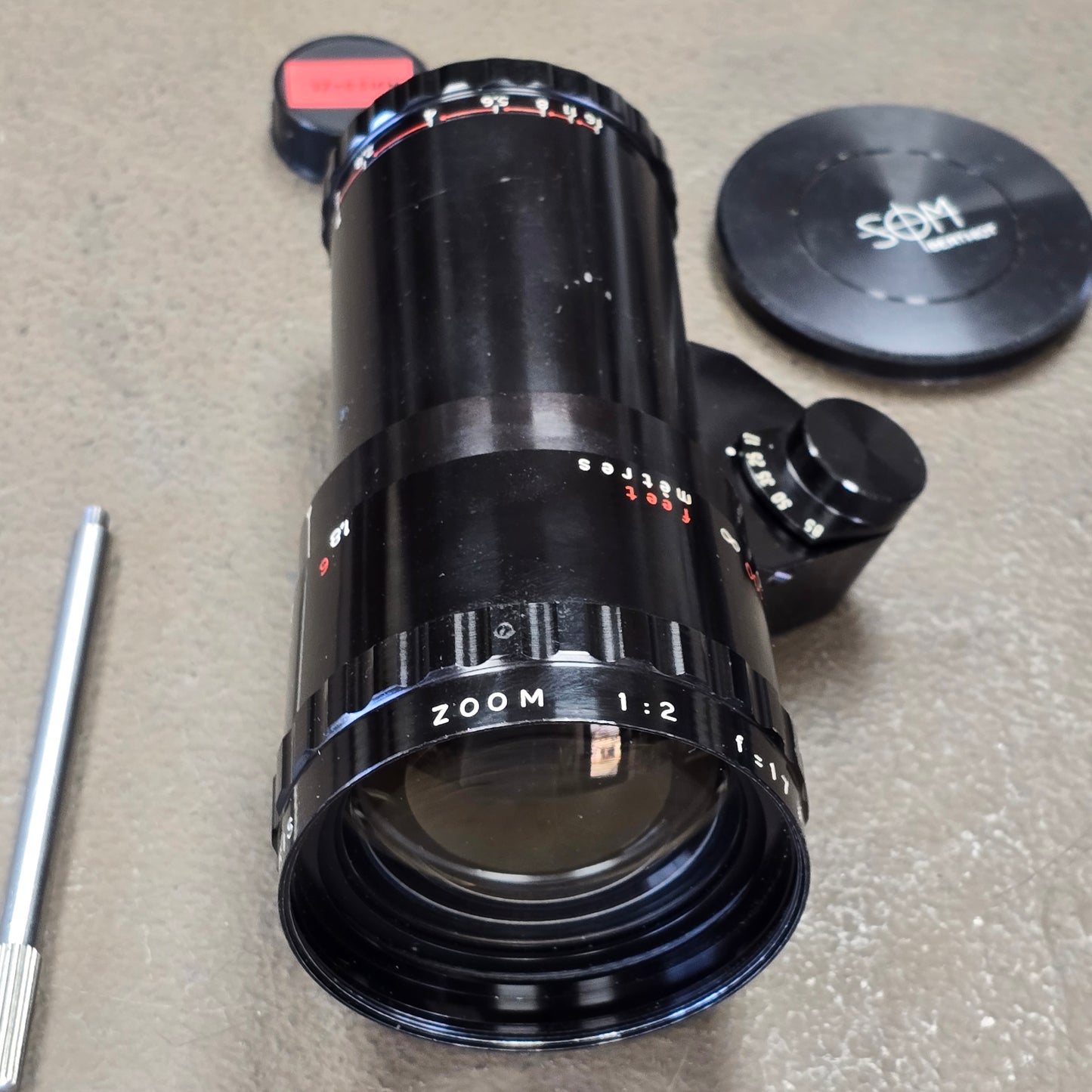 Som Berthiot Paris 17-85mm t/2.66 C-Mount Zoom Lens S# T52410