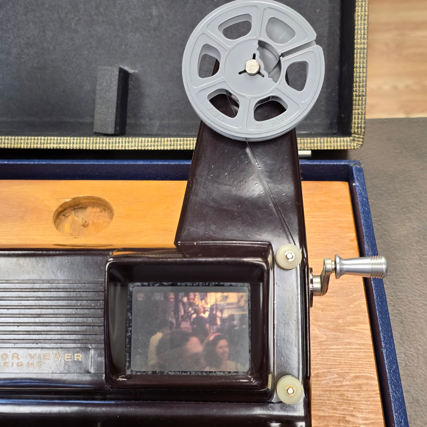 Kalart Editor Viewer Eight Model EV-8 With Carrying Case & Splices