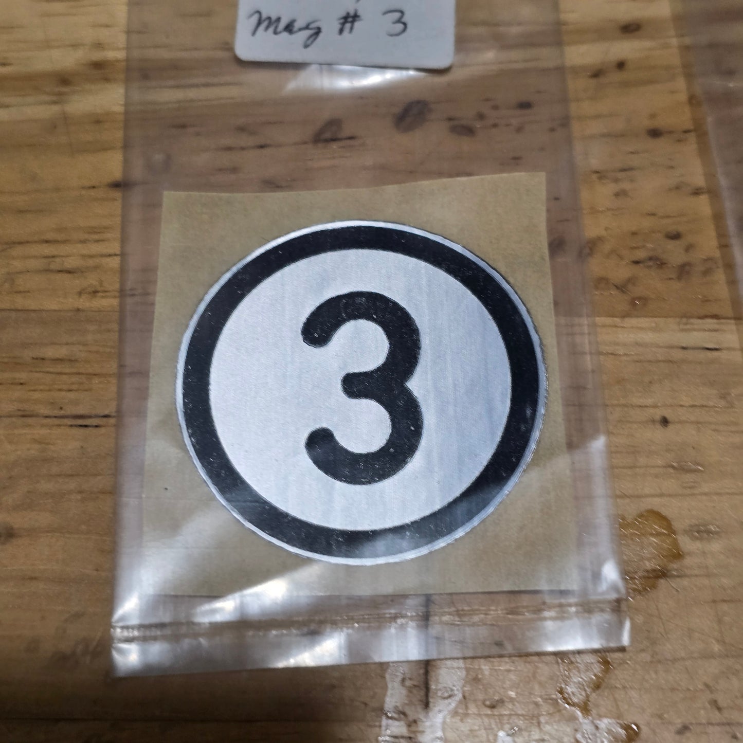 Bolex Magazine Number Sticker