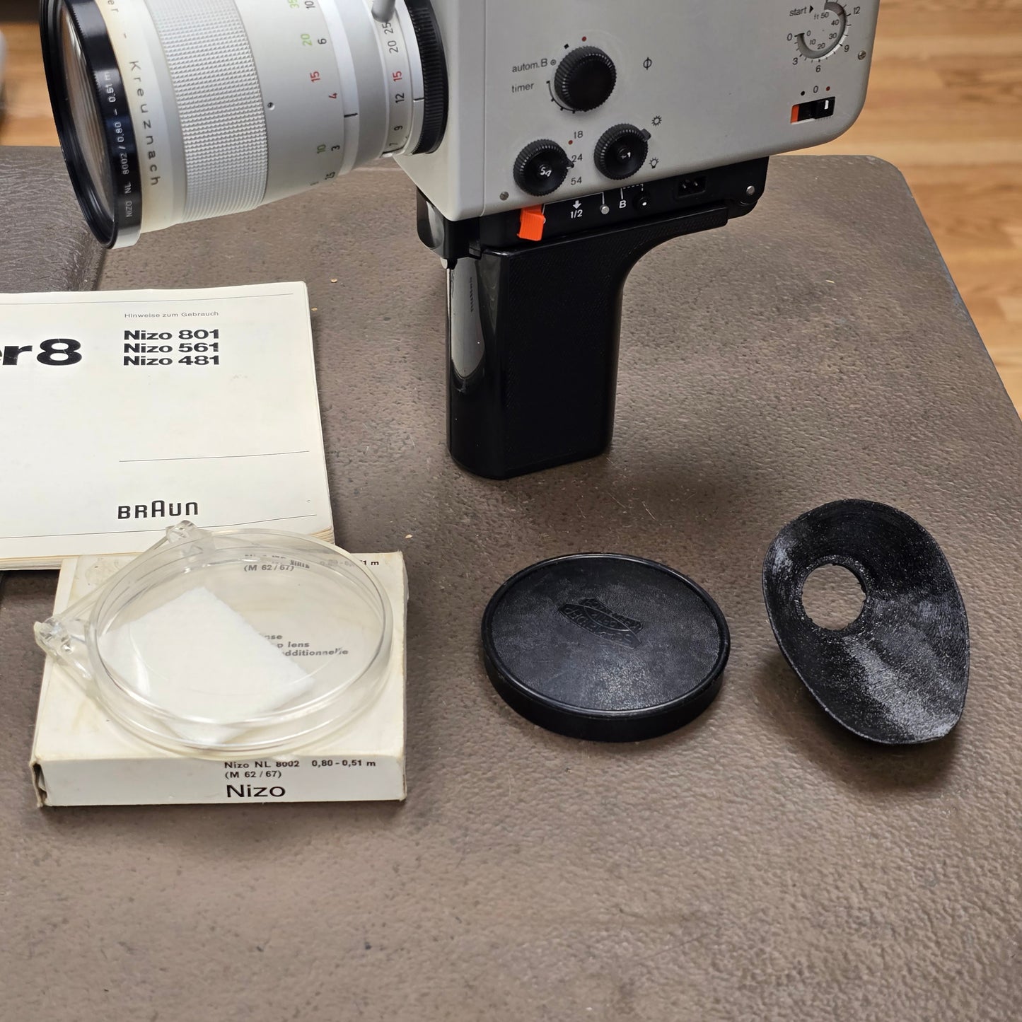 Nizo 801 Super 8mm Camera Package S# 1102763