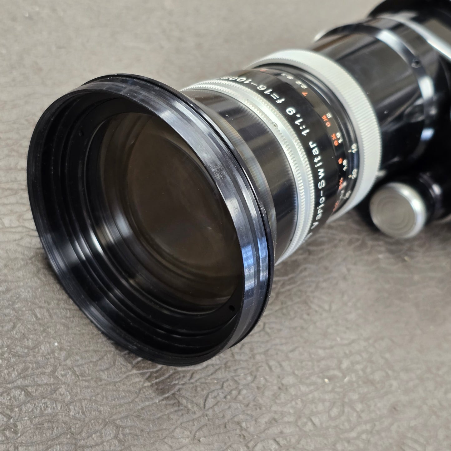Bolex H16 SB 16mm Camera with 10x Viewfinder S# 300713 & Vario Switar 16-100mm POE Zoom Lens S# 1116622 Package