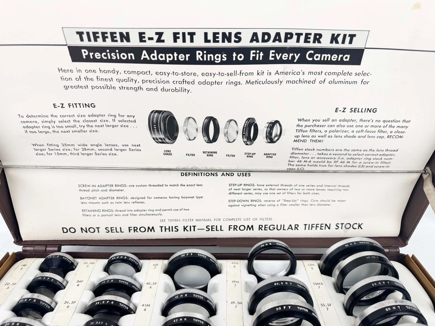Tiffen E-Z Fit Adapter Ring Kit Mark 1