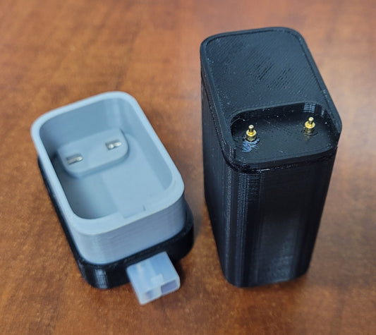 Rechargeable 2000mAh Battery Pack with cradle & Tenergy Smart Charger for Braun Nizo