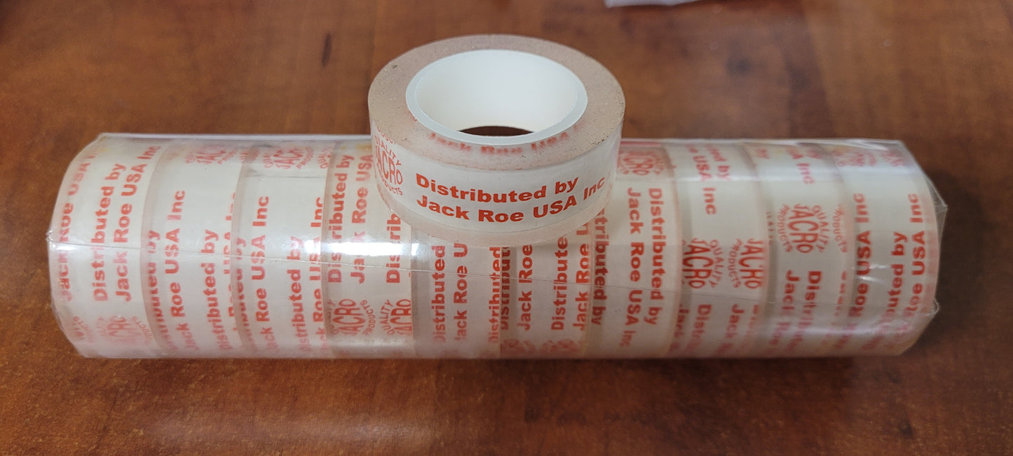 JACRO Jack Roe USA Roll 5/8" 16mm Clear Dry Adhesive Splicing Tape 10 Pack
