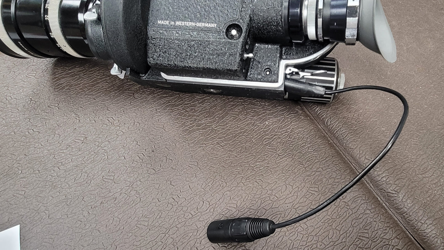 Arri S Pigtail Power Cable - 4-pin Male XLR 12"